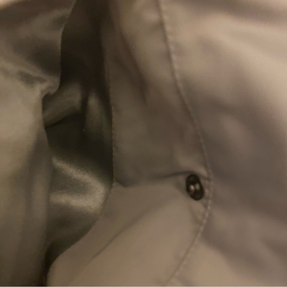 Members Only Extra Small Silver Washer Satin Boyfriend Jacket - Picture 14 of 16